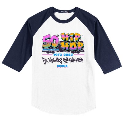 50th Anniversary Of Hip Hop Bronx New York Baseball Sleeve Shirt