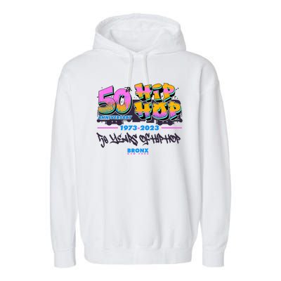 50th Anniversary Of Hip Hop Bronx New York Garment-Dyed Fleece Hoodie