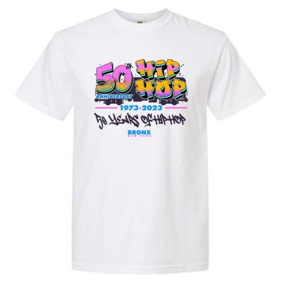 50th Anniversary Of Hip Hop Bronx New York Garment-Dyed Heavyweight T-Shirt