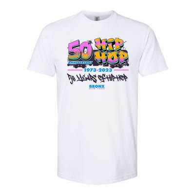 50th Anniversary Of Hip Hop Bronx New York Softstyle CVC T-Shirt