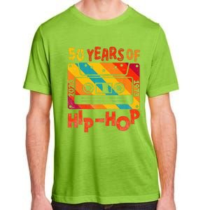 50th Anniversary Of Hip Hop 50 Years Of Hip Hop Old Music Adult ChromaSoft Performance T-Shirt