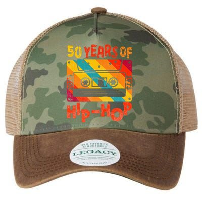 50th Anniversary Of Hip Hop 50 Years Of Hip Hop Old Music Legacy Tie Dye Trucker Hat