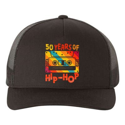 50th Anniversary Of Hip Hop 50 Years Of Hip Hop Old Music Yupoong Adult 5-Panel Trucker Hat