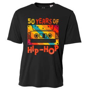 50th Anniversary Of Hip Hop 50 Years Of Hip Hop Old Music Cooling Performance Crew T-Shirt