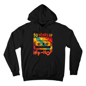 50th Anniversary Of Hip Hop 50 Years Of Hip Hop Old Music Hoodie