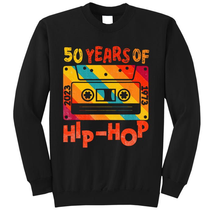 50th Anniversary Of Hip Hop 50 Years Of Hip Hop Old Music Sweatshirt