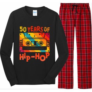 50th Anniversary Of Hip Hop 50 Years Of Hip Hop Old Music Long Sleeve Pajama Set