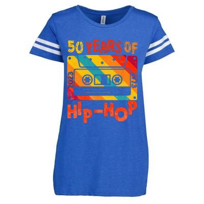 50th Anniversary Of Hip Hop 50 Years Of Hip Hop Old Music Enza Ladies Jersey Football T-Shirt