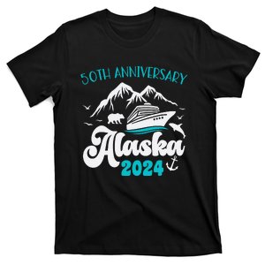 50th Anniversary Wedding Alaska Cruise 2024 Couple Vacation T-Shirt