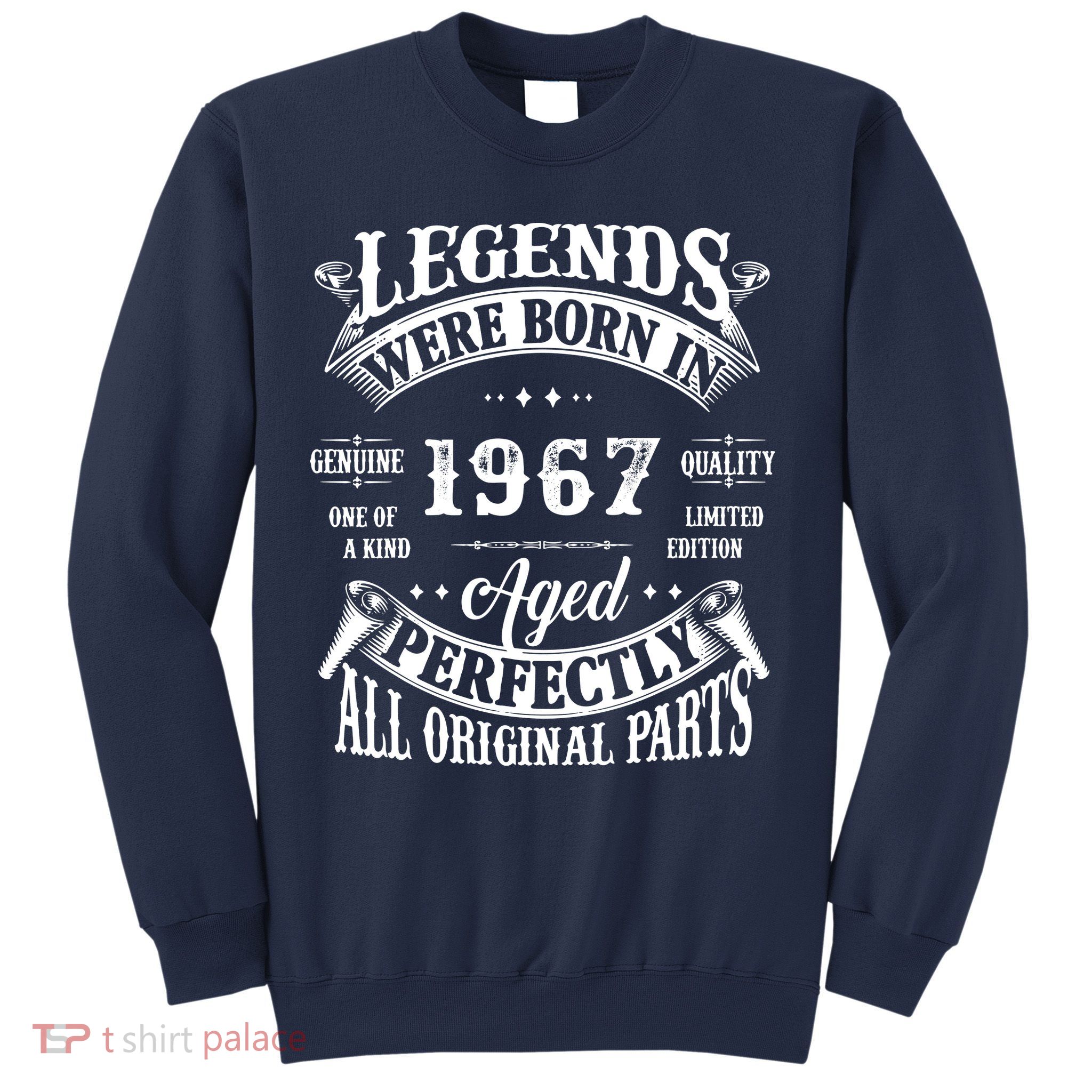 55 Birthday 1967 Gift Vintage 55 Birthday Sweatshirt