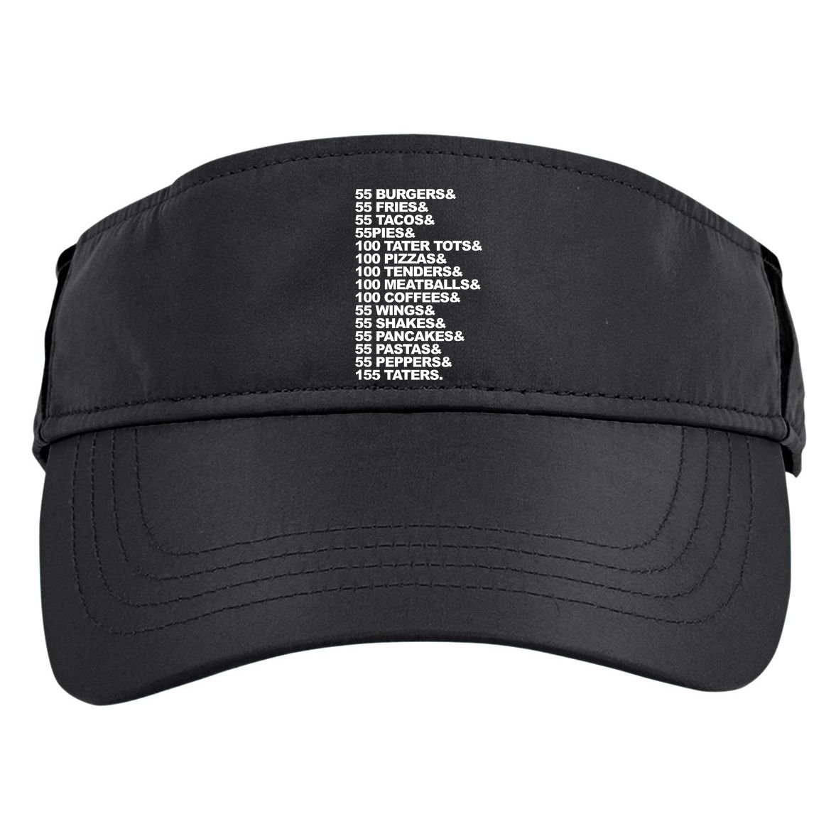 55 Burgers 55 Fries I Think You Should Leave Adult Drive Performance Visor