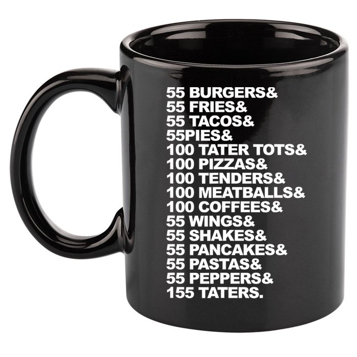 55 Burgers 55 Fries I Think You Should Leave 11oz C Handle Ceramic Mug