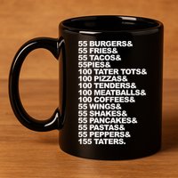 55 Burgers 55 Fries I Think You Should Leave 11oz C Handle Ceramic Mug