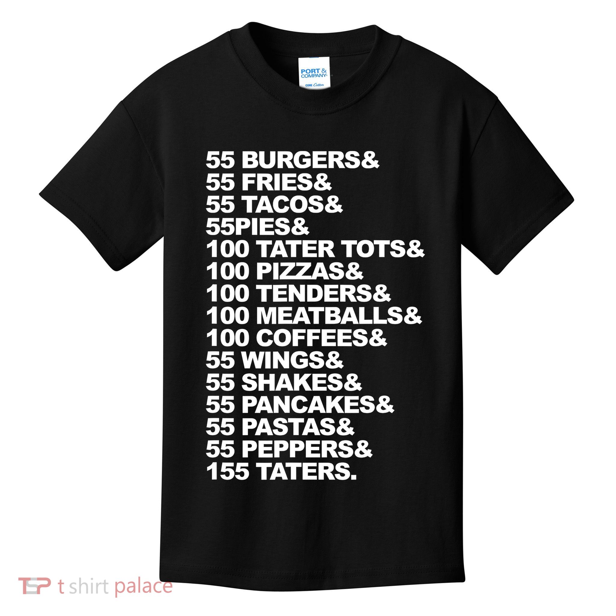 55 Burgers 55 Fries I Think You Should Leave Kids T-Shirt