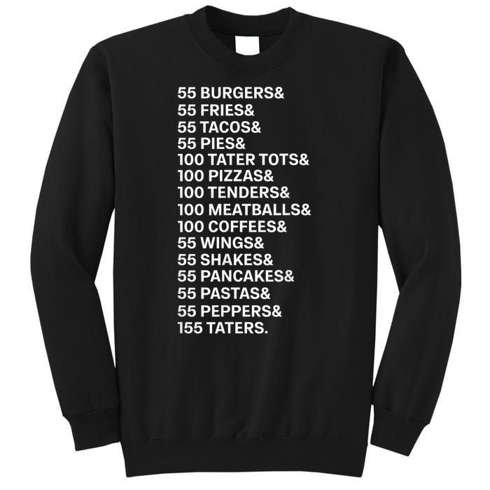 55 Burgers 55 Fries I Think You Should Leave Vintage Meme Sweatshirt