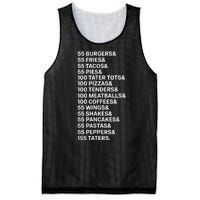 55 Burgers 55 Fries I Think You Should Leave Vintage Meme Mesh Reversible Basketball Jersey Tank