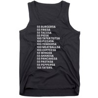 55 Burgers 55 Fries I Think You Should Leave Vintage Meme Tank Top