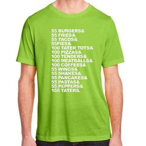 55 Burgers 55 Fries I Think You Should Leave Adult ChromaSoft Performance T-Shirt