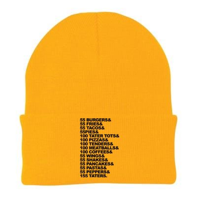 55 Burgers 55 Fries I Think You Should Leave Knit Cap Winter Beanie