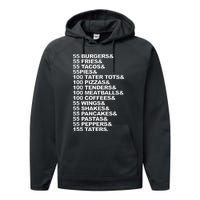 55 B.U.R.G.E.R.S 55 Fries I Think You Should Leave Performance Fleece Hoodie