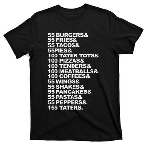 55 B.U.R.G.E.R.S 55 Fries I Think You Should Leave T-Shirt