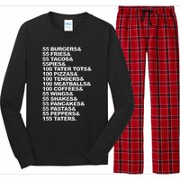 55 B.U.R.G.E.R.S 55 Fries I Think You Should Leave Long Sleeve Pajama Set