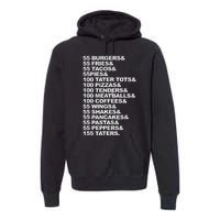 55 B.U.R.G.E.R.S 55 Fries I Think You Should Leave Premium Hoodie