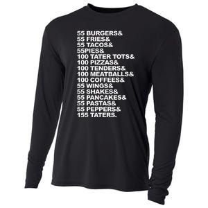 55 B.U.R.G.E.R.S 55 Fries I Think You Should Leave Cooling Performance Long Sleeve Crew