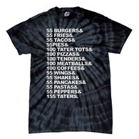 55 B.U.R.G.E.R.S 55 Fries I Think You Should Leave Tie-Dye T-Shirt