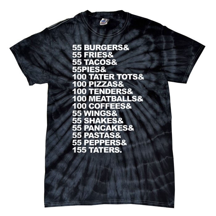 55 B.U.R.G.E.R.S 55 Fries I Think You Should Leave Tie-Dye T-Shirt