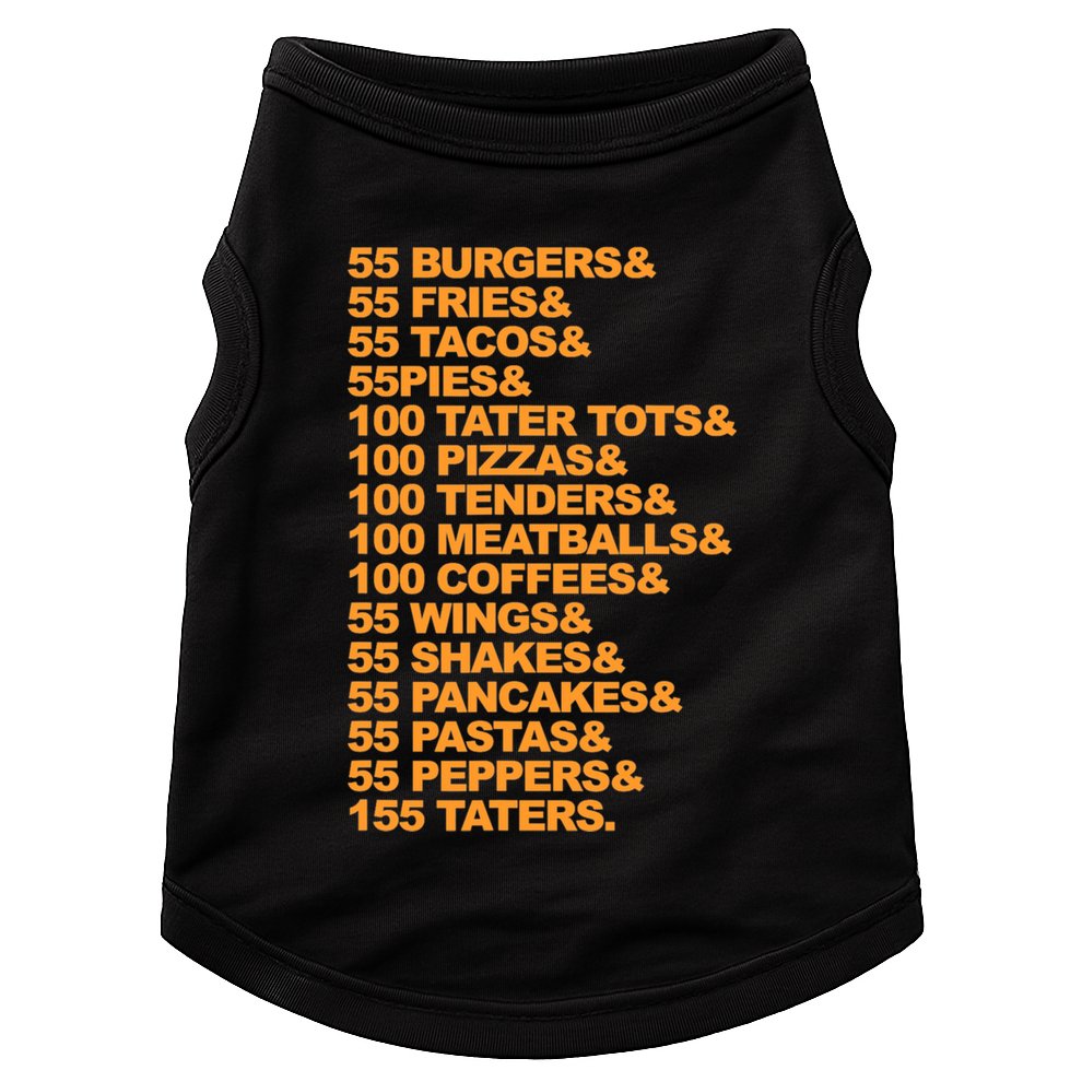 55 Burgers 55 Fries I Think You Should Leave Doggie Tank