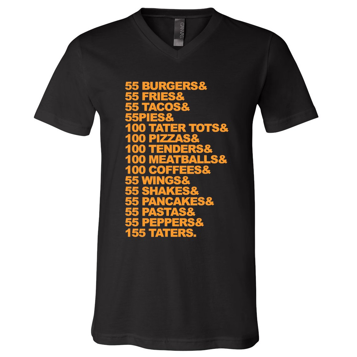 55 Burgers 55 Fries I Think You Should Leave V-Neck T-Shirt
