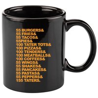 55 Burgers 55 Fries I Think You Should Leave 11oz C Handle Ceramic Mug