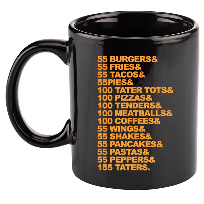 55 Burgers 55 Fries I Think You Should Leave 11oz C Handle Ceramic Mug