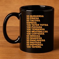 55 Burgers 55 Fries I Think You Should Leave 11oz C Handle Ceramic Mug