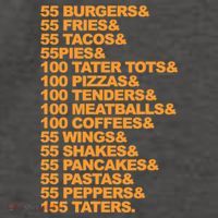 55 Burgers 55 Fries I Think You Should Leave Vector Backpack