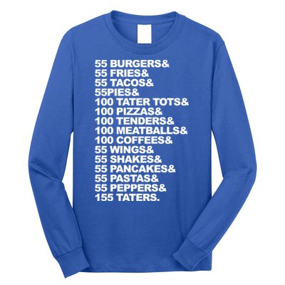 55 Burgers 55 Fries I Think You Should Leave Long Sleeve Shirt