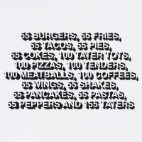 55 Burgers 55 Fries 55 Tacos 55 Pies 55 Cokes Women's V-Neck T-Shirt