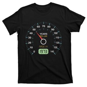 50th Birthday 50th Speedometer Born In 1973 T-Shirt