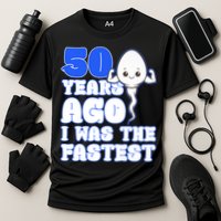 50th Birthday 50 Years Ago I Was The Fastest Cooling Performance Crew T-Shirt