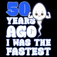 50th Birthday 50 Years Ago I Was The Fastest Cooling Performance Crew T-Shirt