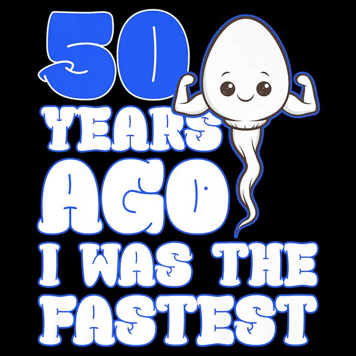 50th Birthday 50 Years Ago I Was The Fastest Cooling Performance Crew T-Shirt