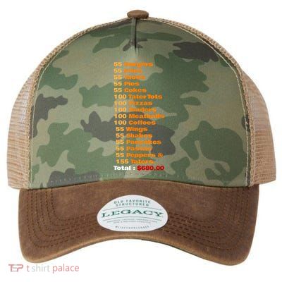 55 Burgers 55 Shakes 55 Fries Think You Should Leave Funny Legacy Tie Dye Trucker Hat