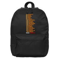 55 Burgers 55 Shakes 55 Fries Think You Should Leave Funny 16 in Basic Backpack