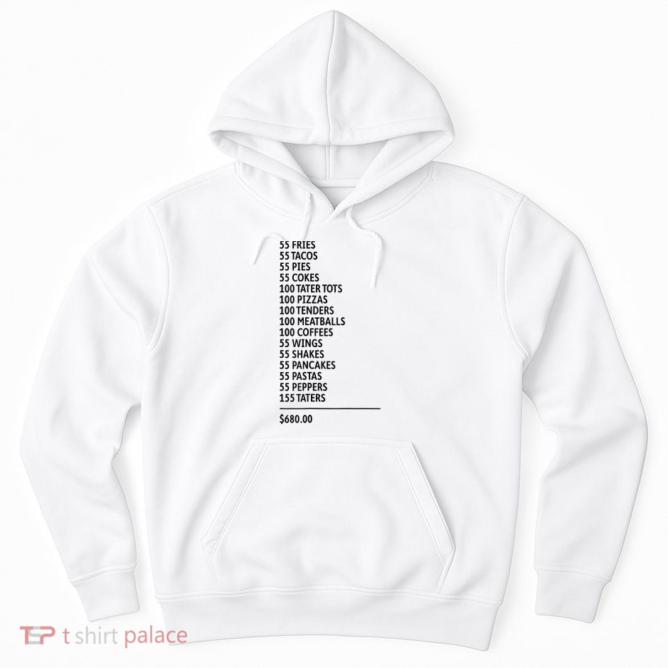 55 Burgers 55 Fries Hoodie