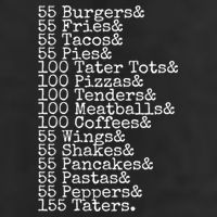 55 Burgers 55 Fries I Think You Should Leave Funny Sweatshirt 7 Panel Mesh Trucker Snapback Hat