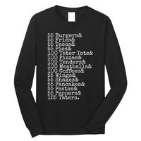 55 Burgers 55 Fries I Think You Should Leave Funny Sweatshirt Long Sleeve Shirt