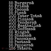 55 Burgers 55 Fries I Think You Should Leave Funny Sweatshirt Tall T-Shirt