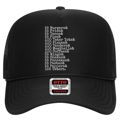 55 Burgers 55 Fries I Think You Should Leave Funny Sweatshirt Trucker Hat