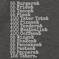 55 Burgers 55 Fries I Think You Should Leave Funny Sweatshirt Vector Backpack